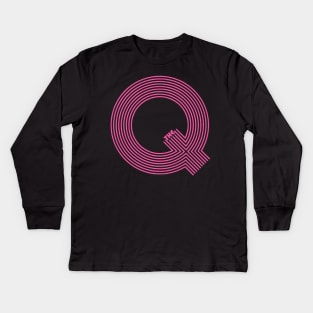 Defunct The Q Gay Nightclub NYC Kids Long Sleeve T-Shirt